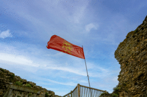 Photo du drapeau de la forteresse de Talmont