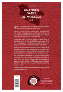 Grandes dates de Moselle - Tome I