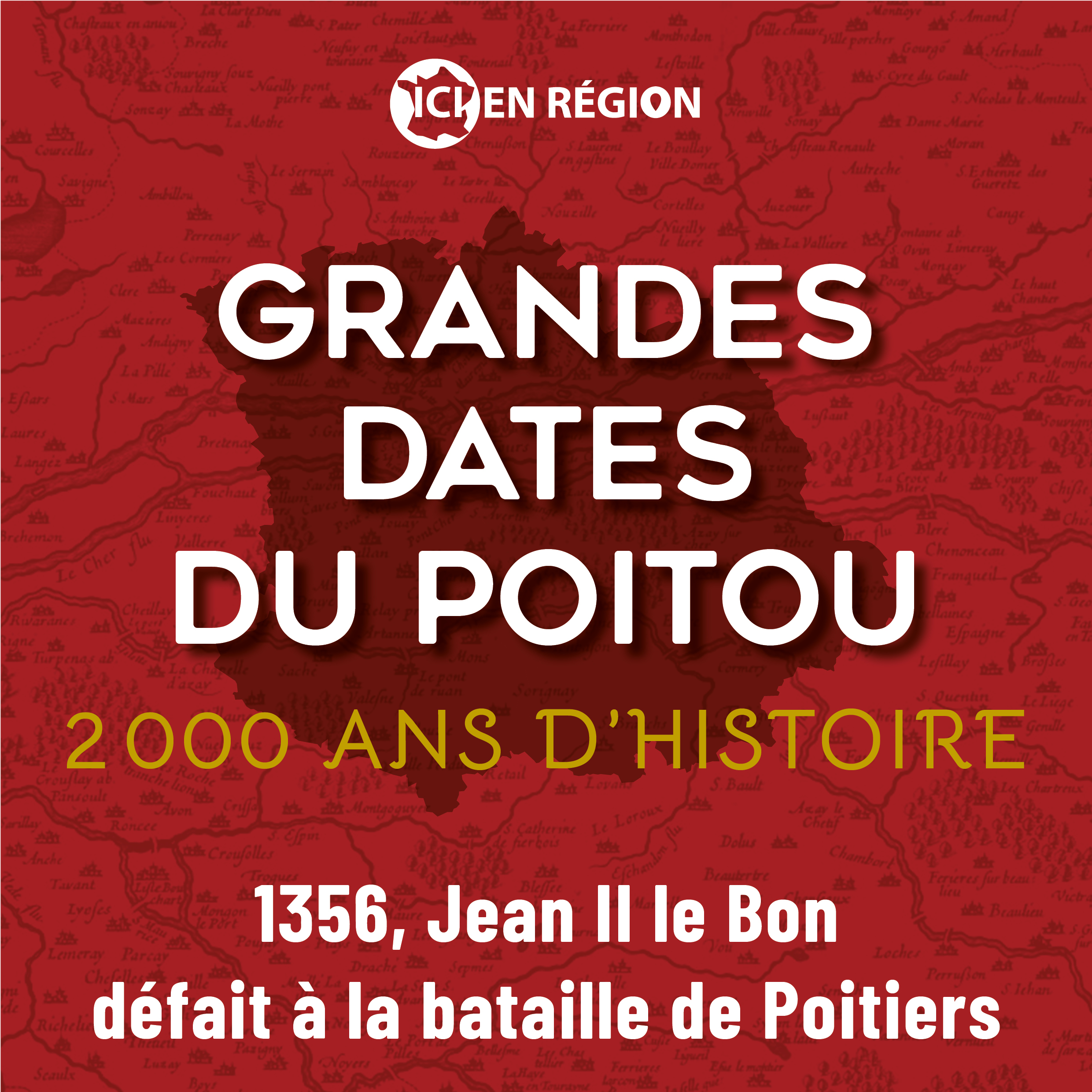 1356, Jean II le Bon défait à la bataille de Poitiers